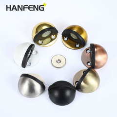 Positive 304 stainless steel turtle top, punch-free door collision, silent glass door, anti-collision door suction, thickened door stopper, semi-circular floor suction