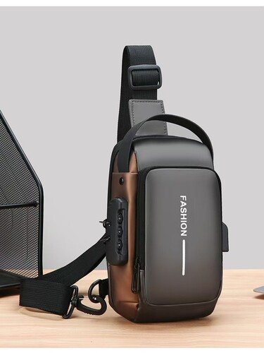 Cross-border popular men's large-capacity motorcycle bag chest bag shoulder crossbody bag waterproof wear-resistant multi-functional luggage manufacturer