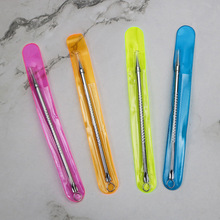 高档8CM针不锈钢镜光粉刺针暗疮针便携式挑痘针痘痘针12CM祛痘针