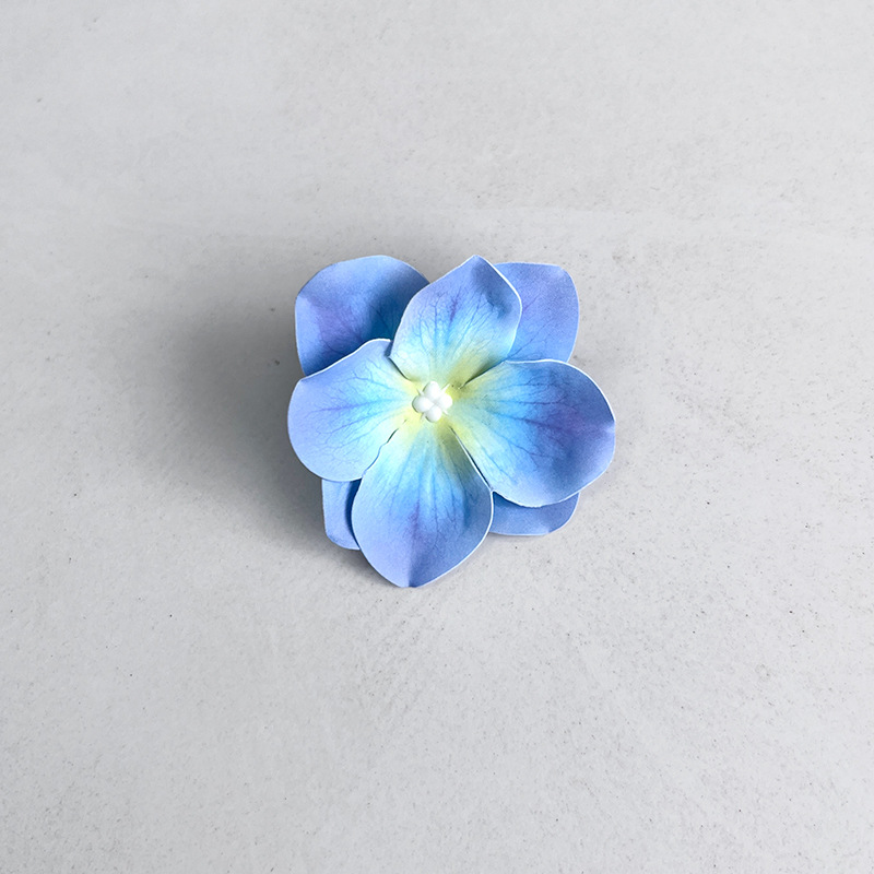 더블 레이어 수국 분쇄 아이스 블루