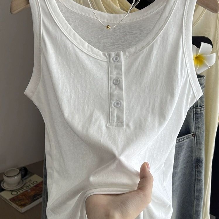 Modal Cotton Summer Plus-Size Loose Camisole for Women, Covering the Body, Suitable for Layering or Wearing Alone, Sleeveless Base Shirt Top Modal Cotton Summer Plus-Size Loose Camisole for Women, Covering the Body, Suitable for Layering or Wearing Alone, Sleeveless Base Shirt Top