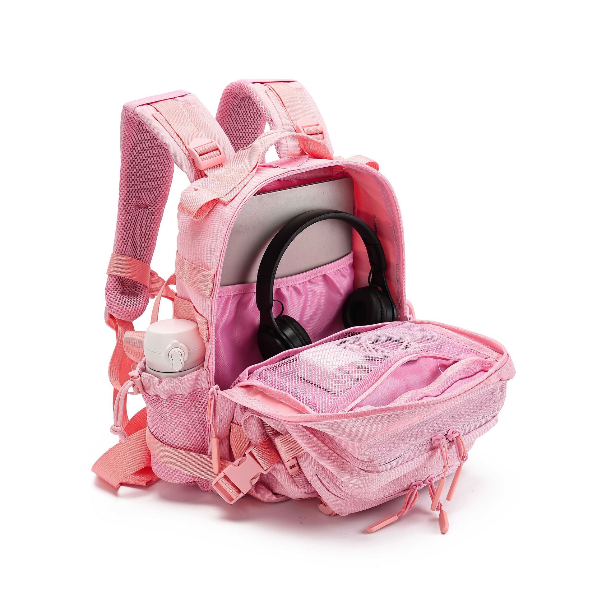 Mochila táctica 25L multifuncional de hombro al aire libre a prueba de agua deportiva de acondicionamiento físico caminata nueva mochila camuflada de gran capacidad