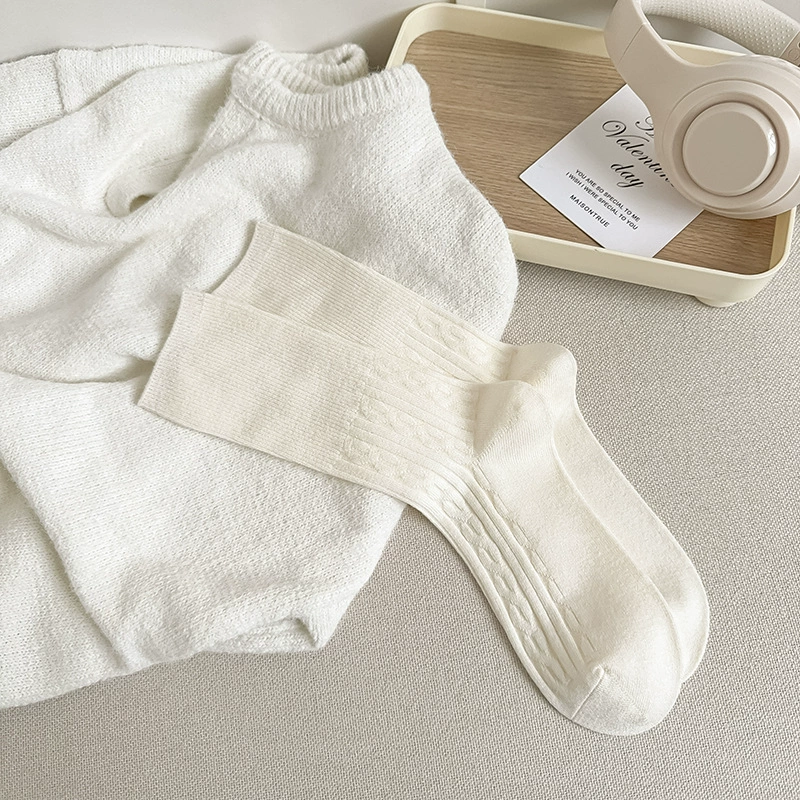 Demi-season classic colored cashmere, Korean style, mid-length