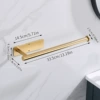 Long square seat without punching (golden)