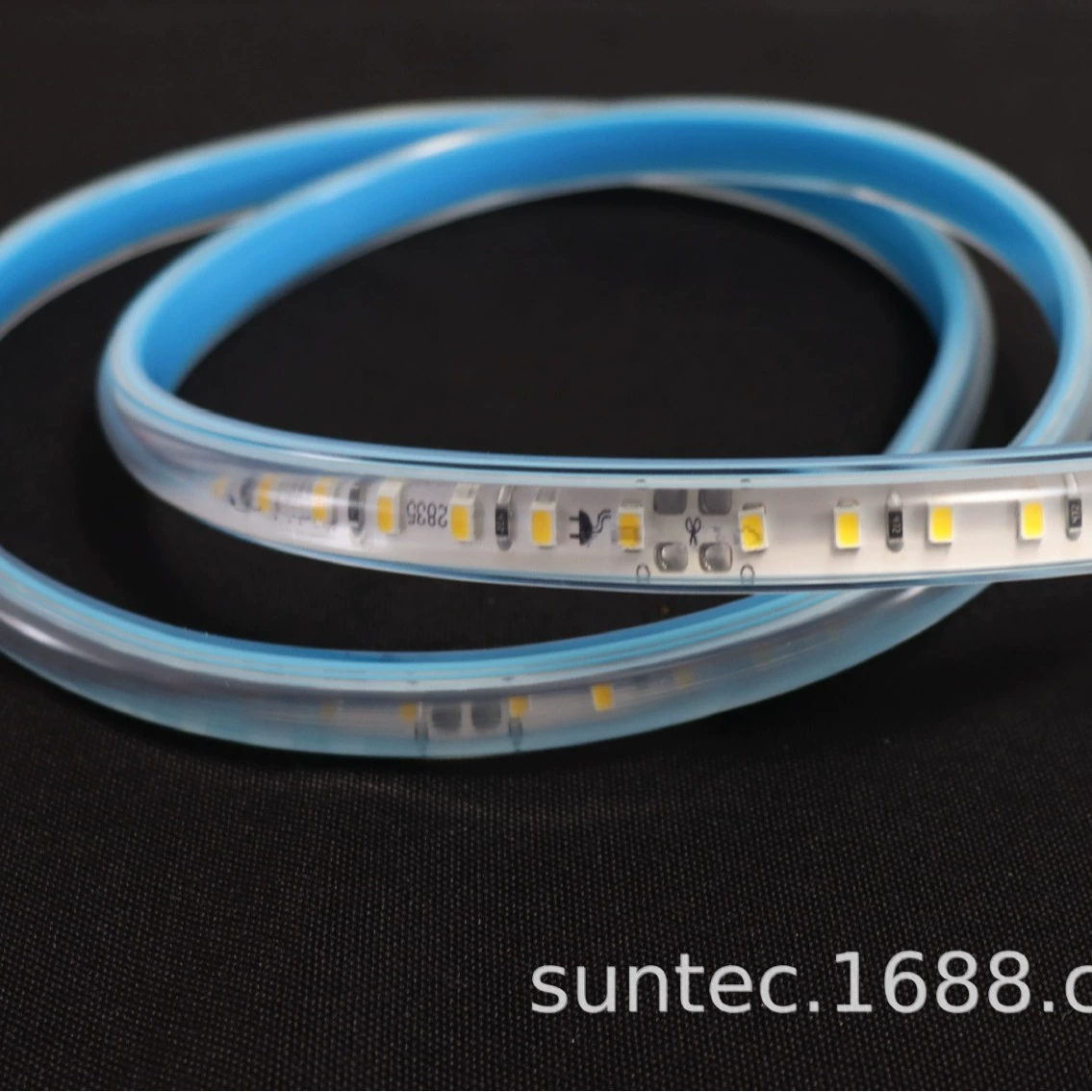 Новая Светодиодная лента 220 В 2835-10-100, лампа выпуклого типа