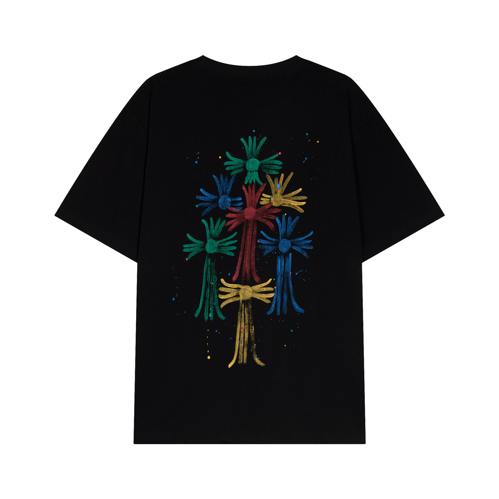 Chrome Heart 24 nuevo Crocodile de verano de moda europea y americana camiseta de manga corta para hombres y mujeres