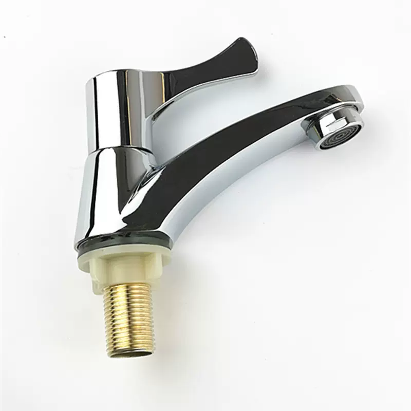 铜芯98台式单水面盆水龙头锌合金台式洗手盆单冷龙头 外贸厂家