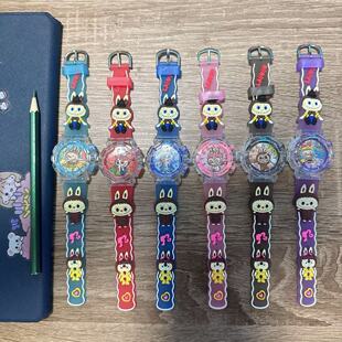 New Cute Luminous Cartoon Quartz Watch for Boys and Girls Creative Luminous Colorful Pointer Watch Gift Wholesale
