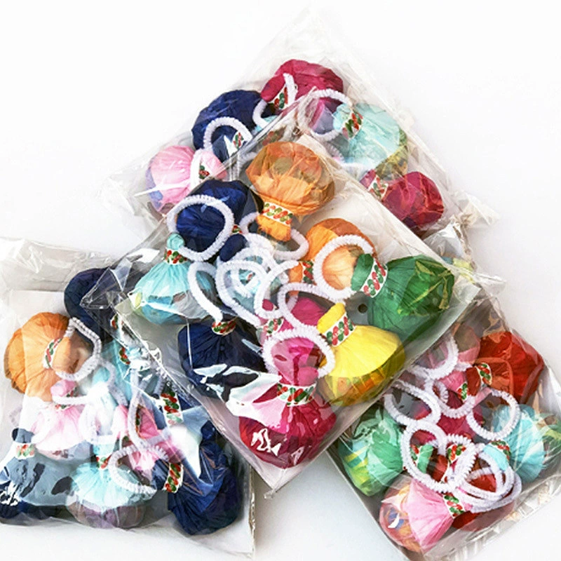 Hand‑pull ribbon streamer, multi‑color, 30 or 360 heads, flame‑retardant option