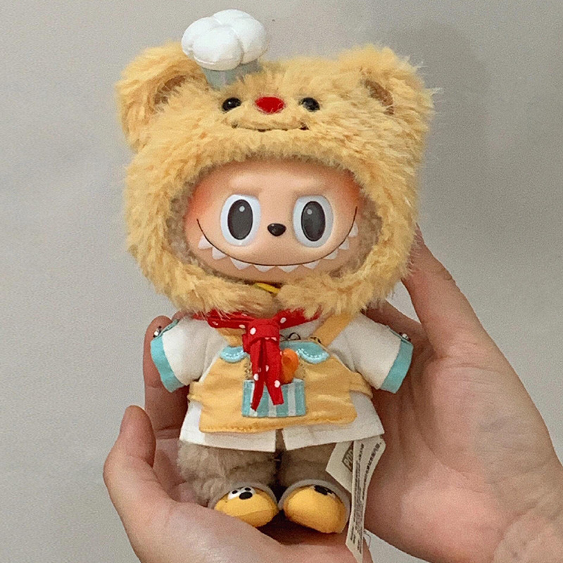 手工原创拉布布labubu娃衣套装马卡龙一代二代着替17厘米玩偶衣服|undefined