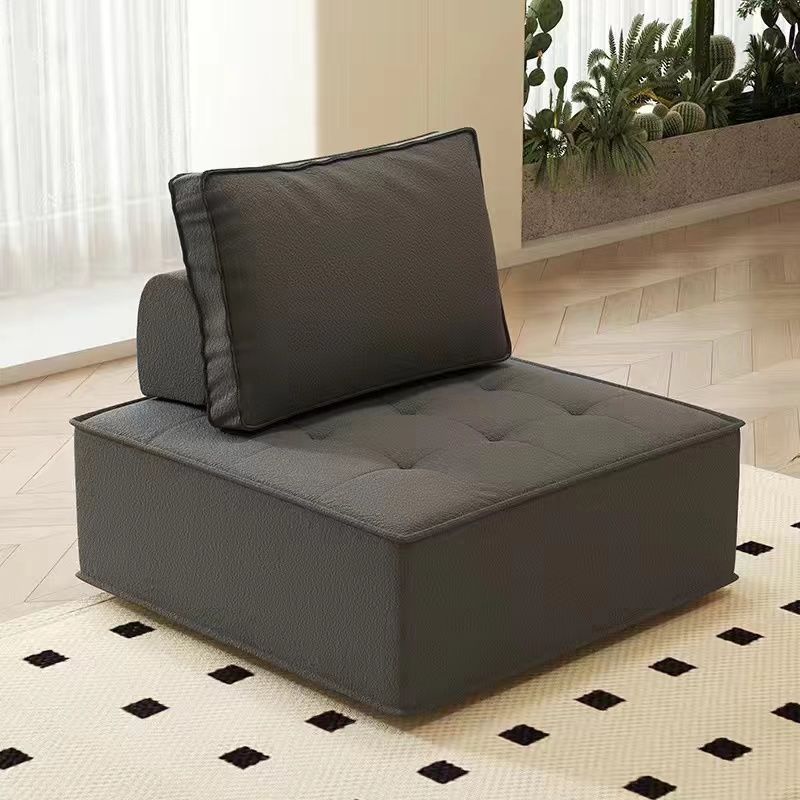 Bloqueo de tofu pequeño tipo de casa de alquiler dormitorio tatami estilo japonés una sola persona red red casual sofá de tela de tela de tela combinado