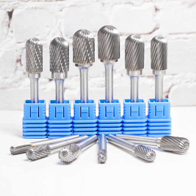 硬質合金旋轉銼C型圓柱型鎢鋼打磨頭金屬玉石木雕刻打磨拋光銼刀