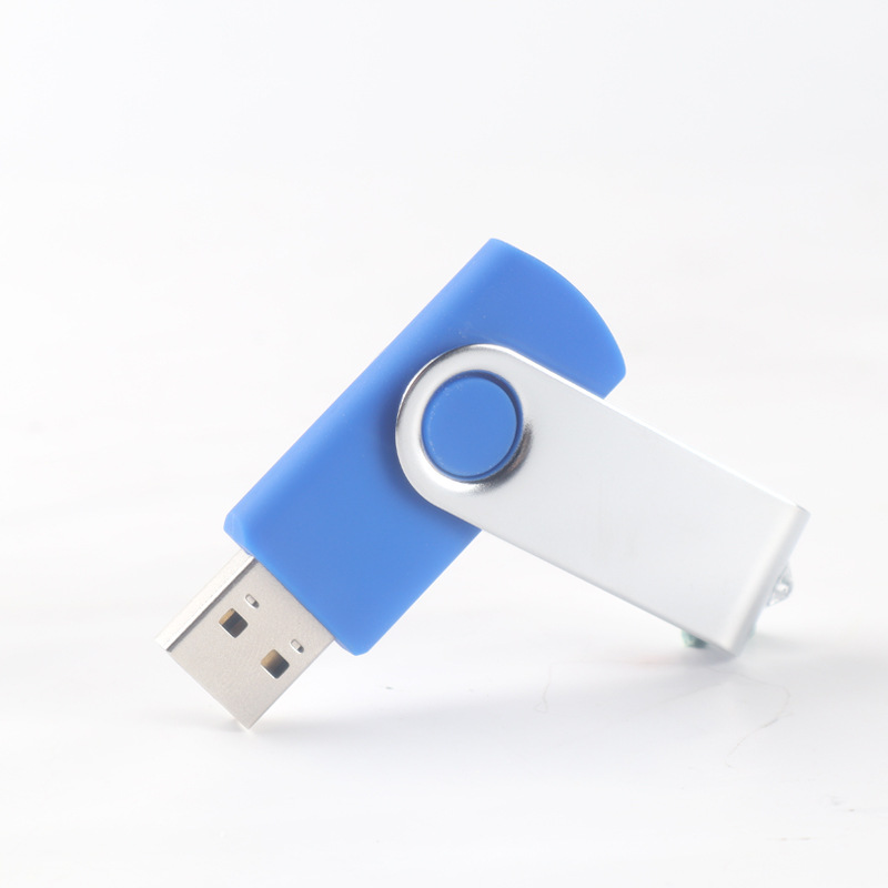 Rotary u disk logo personalizado metal 32g clip creativo 16g exposición oferta regalo 8g alta velocidad al por mayor unidad flash USB