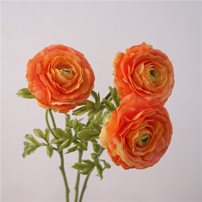 Feel Moisturizing Dew Lotus Ranunculus Yang Peony Living Room Bedroom Dining Table Flower Decoration Hotel Floral Fake Flower Simulation Flower