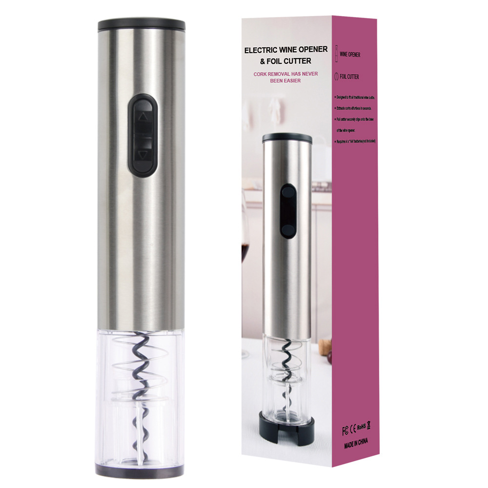 Juego de Sacacorchos Eléctrico para Vino de Plástico Automático y Portátil image 14