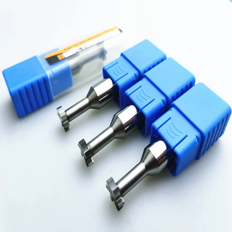 Т-тип филируя карбида стали вольфрама филируя Резца Паза твердый филируя для алюминиевого стального паза 4-12*1*2*3*4