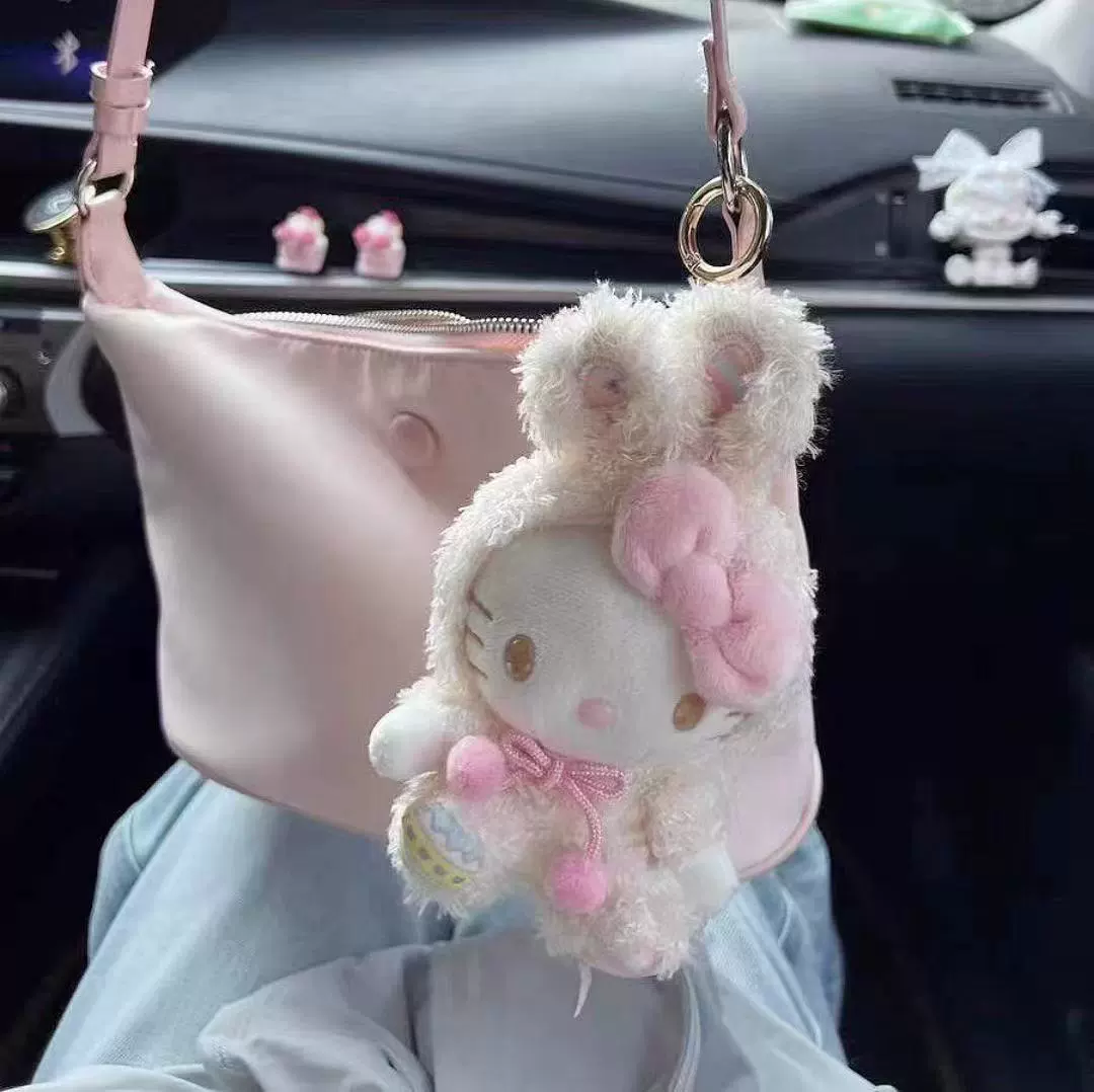 Плюшевый брелок (Sanrio) Hello Kitty, плюшевая кукла-талисман, размеры 10–16 см