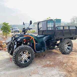 New Four-Wheel Drive Zongshen 250 with Bucket Agricultural Four-Wheel Off-Road Motorcycle All-Terrain Atv Orchard Picking Vehicle