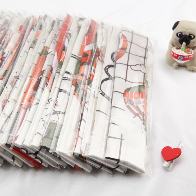 Separate Packaging Long Small Silk Scarf Women's Thin Narrow Scarf Tie Hair Belt Spring and Autumn High-end Fashion All-match Belt
