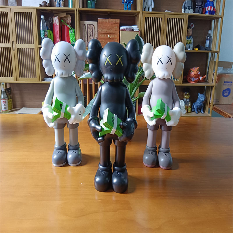 mand kaws Money-Counting Doll Limited Handmade Model Doll Ornaments Toy Trendy Brand