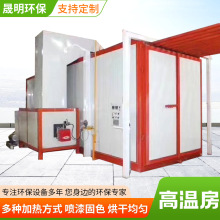 工厂现货高温固化炉 升温静电喷涂全套设备喷粉机 高温房