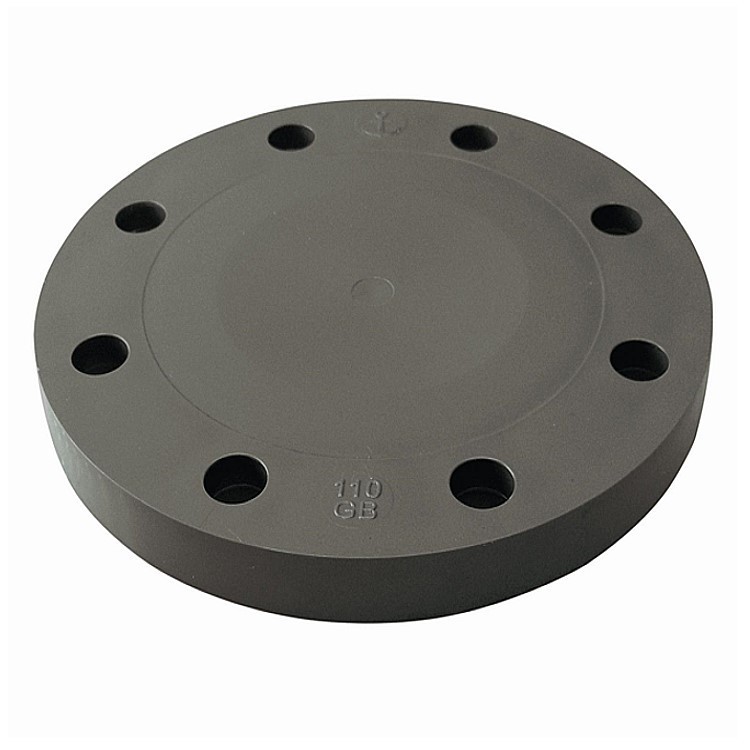 中山环宇锚牌管UPVC日标盲板PVC法兰盲板工业级耐酸碱灰色1.6MPA
