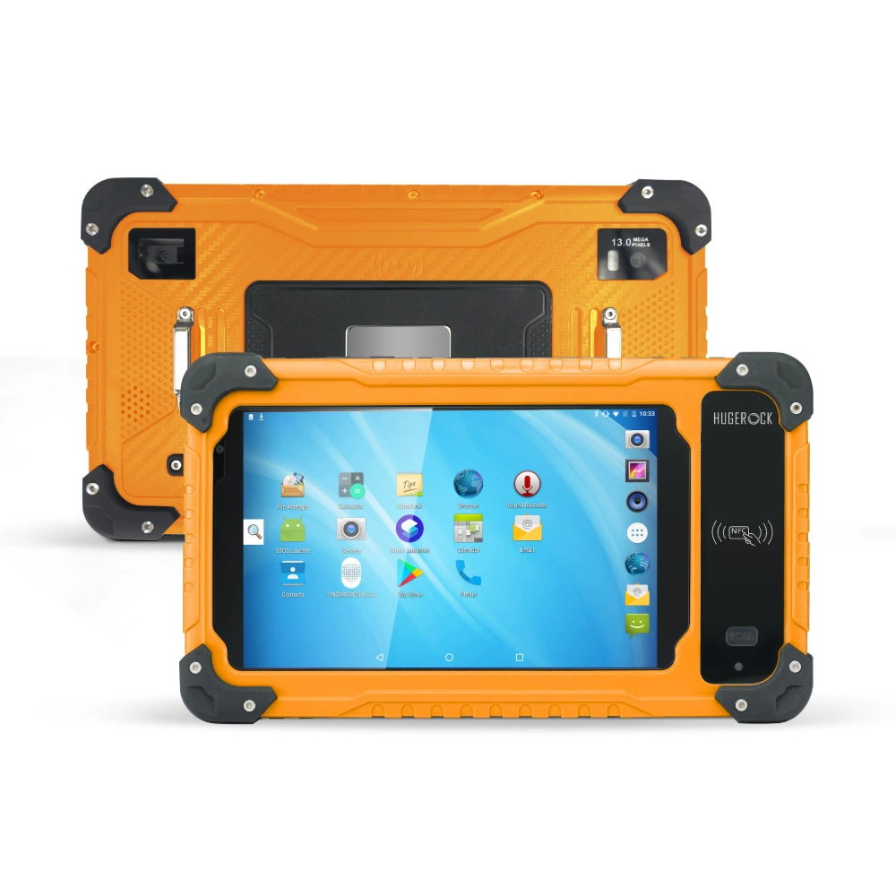 HUGEROCK R70 оснащен процессором MTK Helio P60 и интеллектуальным терминалом сбора данных с поддержкой связи 4G.