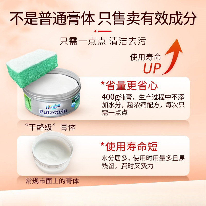 不锈钢清洁膏厨房浴室玻璃水垢小白鞋免洗多功能小白膏|undefined