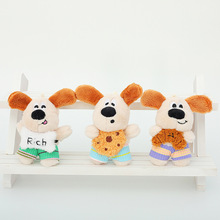 创意吃货修狗钥匙扣卡通小狗玩偶可爱毛绒玩具背包挂饰汽车钥匙链