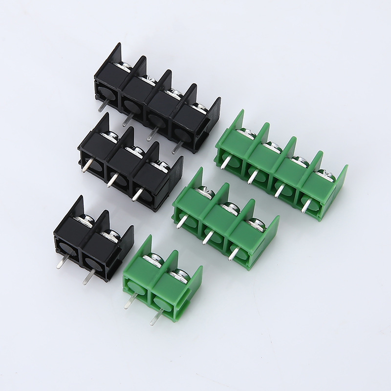 Kf7.62フェンス式pcb大電流配線端子は、グリーン黒コネクタの電源端子をつなぎ合わせることができます。|undefined