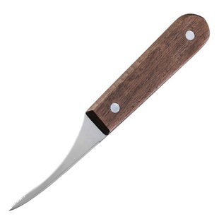 Wooden handle shrimp line remover household shrimp opener shrimp back knife stainless steel kitchen tool shrimp opener shrimp sausage shrimp thread knife