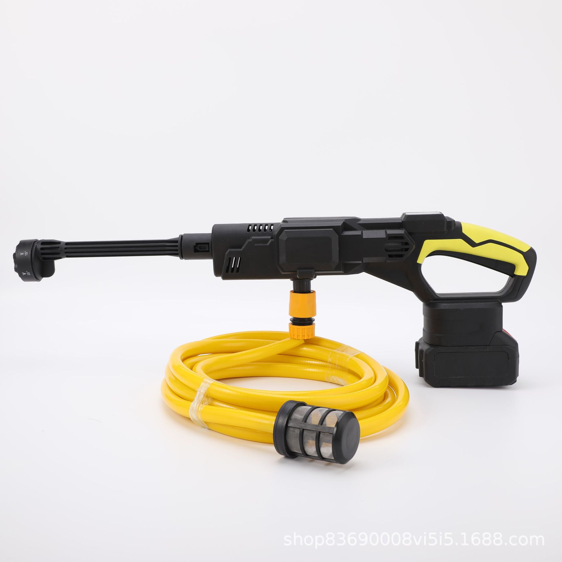 Cross-Border Brushless Car Wash Water Gun, High-Power Car Wash Machine, Rechargeable Brushless Lithium Battery Household Car Washer, Portable Electric