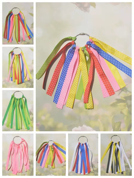 Amazon's New Model, In-Stock 304 Stainless Steel Buckle Key Ring, Anti-Lost and Easy-To-Find Colorful Polka Dot Luggage Tag
