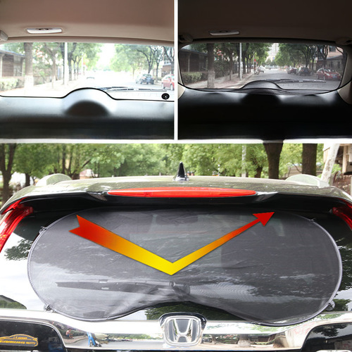 Car sunshade sunshade car using indoor net curtain suction cup type sun side window car window shading sun protection heat insulation 