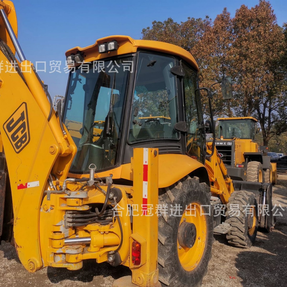 Backhoe loader original venta directa dos extremos ocupados JCB4CX temporalmente dos extremos ocupados excavación cargador