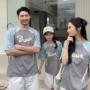 宽松撞色新款短袖t恤