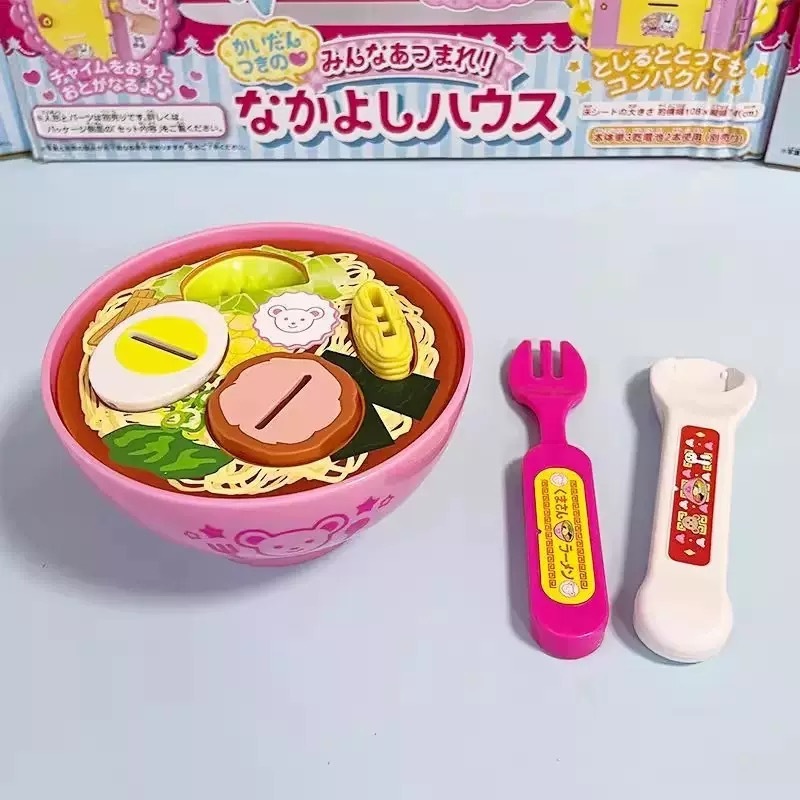 娃娃拉面套装午餐盒布丁咪喂食物玩具童年过家家玩具日式套餐批发|undefined
