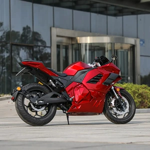 Jiaolong 5000W 72V Uzaq Mənzilli Yüksək Sürətli Elektrikli Motosiklet