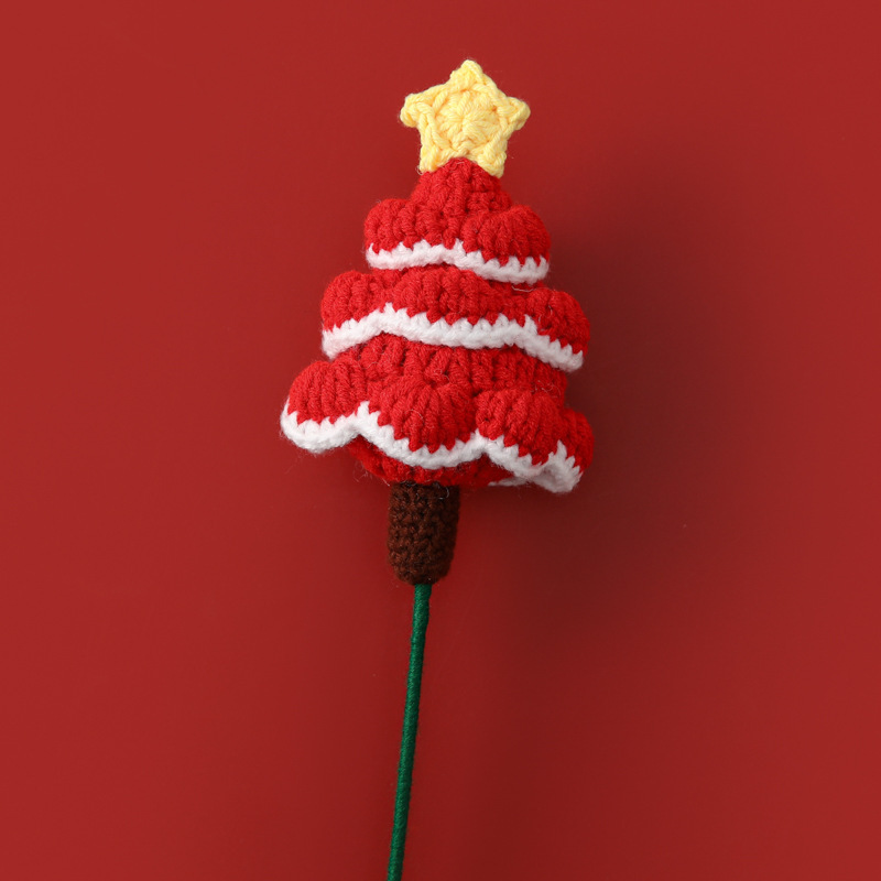 クリスマス毛糸花芸配葉花屋と完成品の新しいクリスマスシリーズの花束ホームショップ|undefined