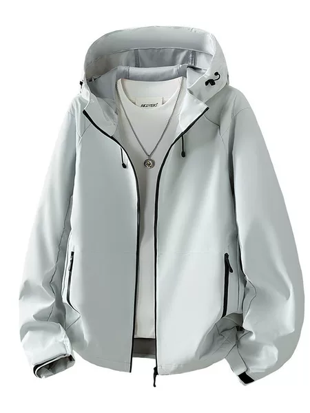 2025 Fall/Winter New Outdoor Hiking Windproof, Rainproof, Warm, Breathable, Fleece-Lined, Color-Block Jacket