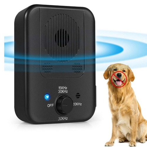 New Ultrasonic Barking Control Device Outdoor Dog Deterrent Noise-Proof Pet Training Collar Anti-Barking Dog Trainer