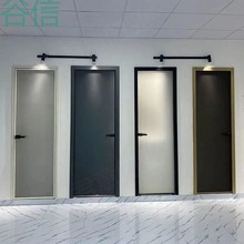 WZZ网红极窄长虹玻璃门卫生间厨房厕所卫生间门单门极简玻璃平开