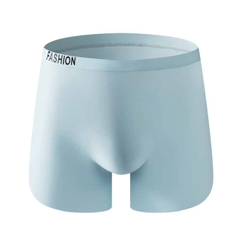 Pantalones interiores de hombre de alta calidad, pantalones cortos de ángulo plano de hombre, pantalones de hielo de cuatro ángulos, pantalones interiores de hombre