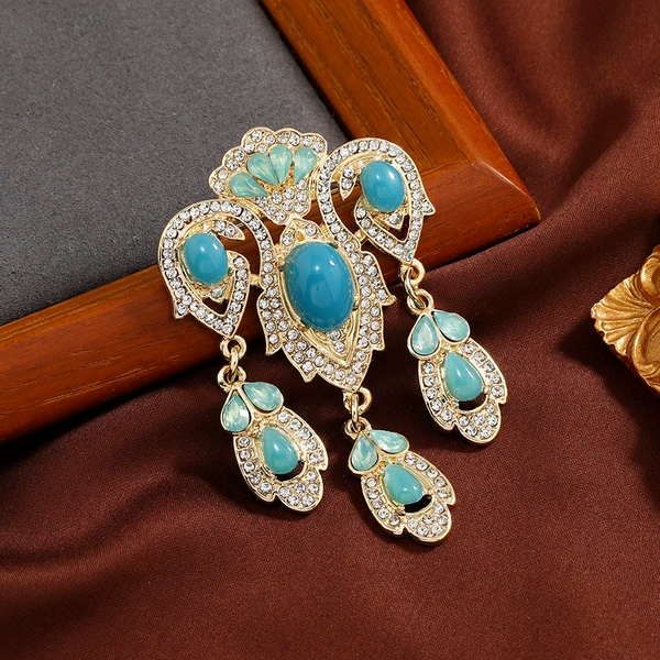 Marine brooch with tassels