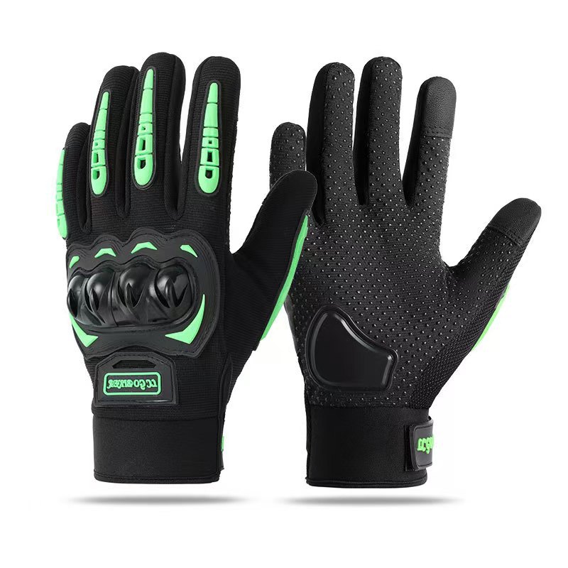 Guantes de locomotora de cuatro estaciones de protección general antideslizante desgaste pantalla táctil deportiva al aire libre guantes de motocicletas