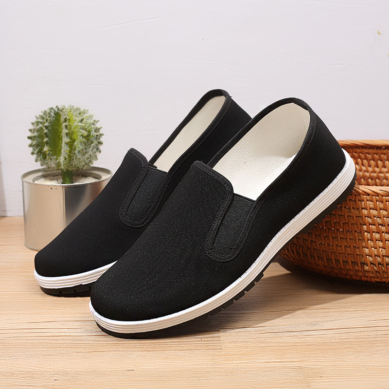 Huayu Tianxingjian cloth shoes old Beijing cloth shoes black cloth shoes foreign trade a generation of driver shoes chef shoes father shoes Huayu Tianxingjian cloth shoes old Beijing cloth shoes black cloth shoes foreign trade a generation of driver shoes chef shoes father shoes