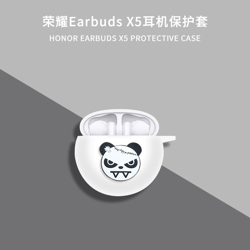 Совместимые силиконовые мультфильмовые наушники Huawei, Honor, защитный чехол, x5, x5, Bluetooth