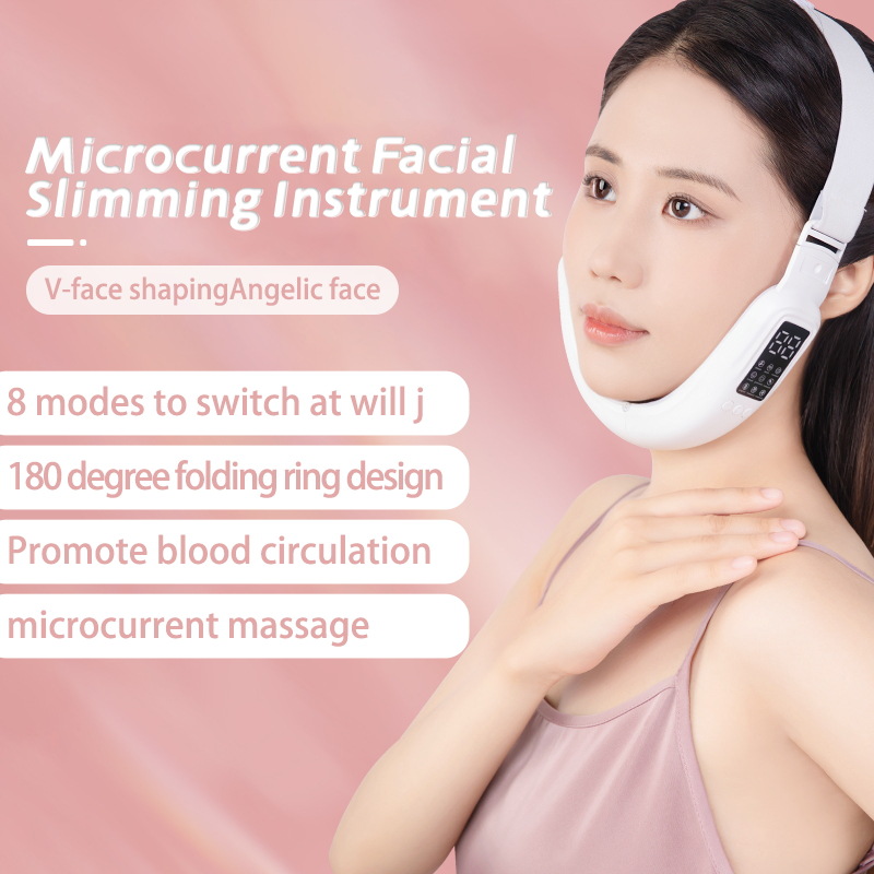 Intelligent V-Face Instrument Microcurrent Facial Massager Remote Control Bluetooth Chin Slimming Beauty Instrument Non-Face Slimming Instrument