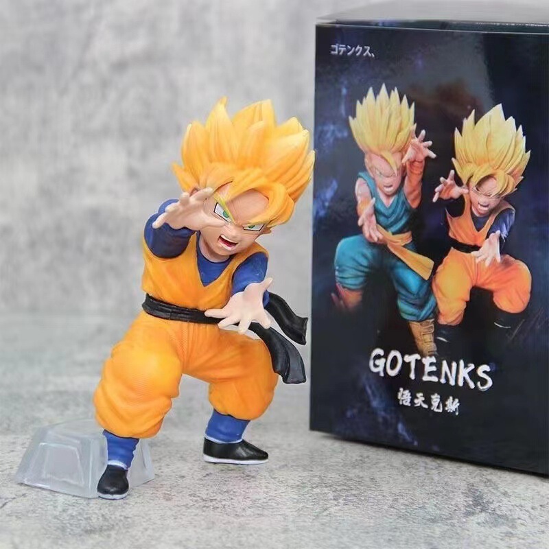 Dragon Ball Figure Goten Trunks Kamehameha Fusion Anime Model Decoration Two-Dimensional Dragon Ball Figure Goten Trunks Kamehameha Fusion Anime Model Decoration Two-Dimensional
