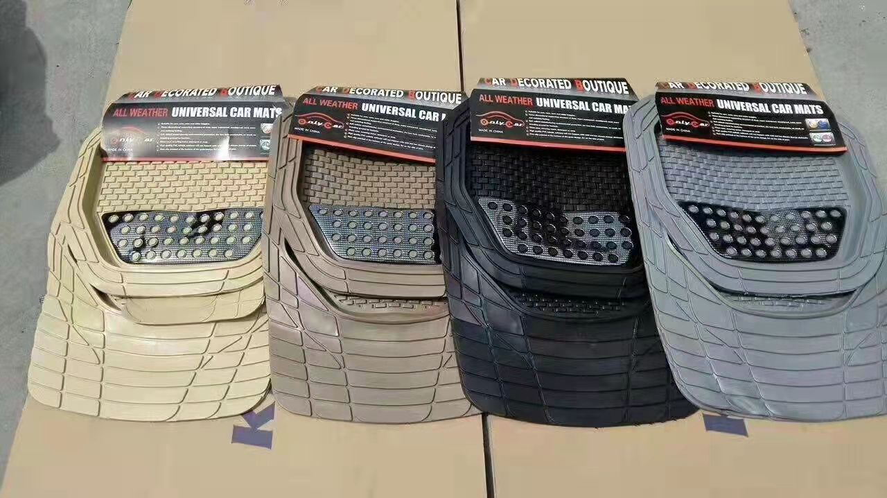 El Comercio exterior transfronterizo coche universal pie estera PVC diamante cuenca pie estera Conjunto de 4 piezas de 5 piezas Amazon AliExpress